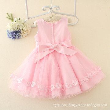 high quality pink baby girls wedding dress for3-12years old